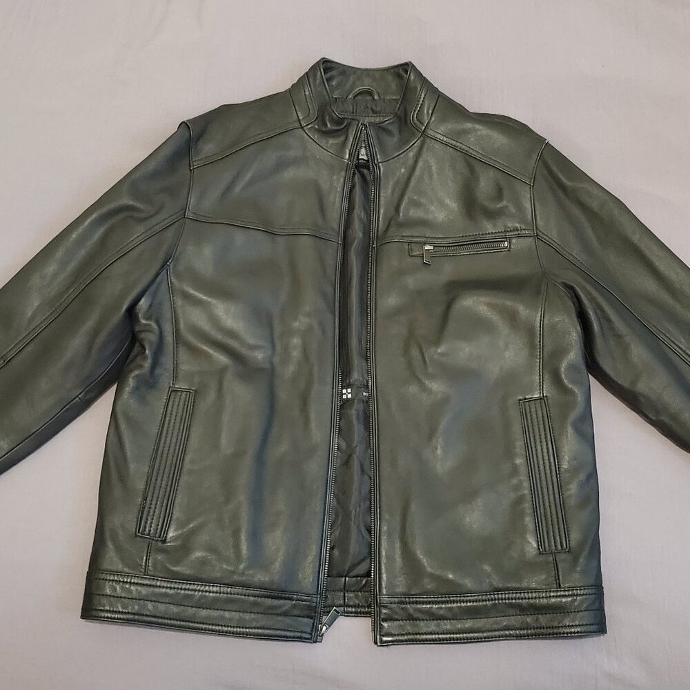 Boston Harbour Men's Leather Jacket